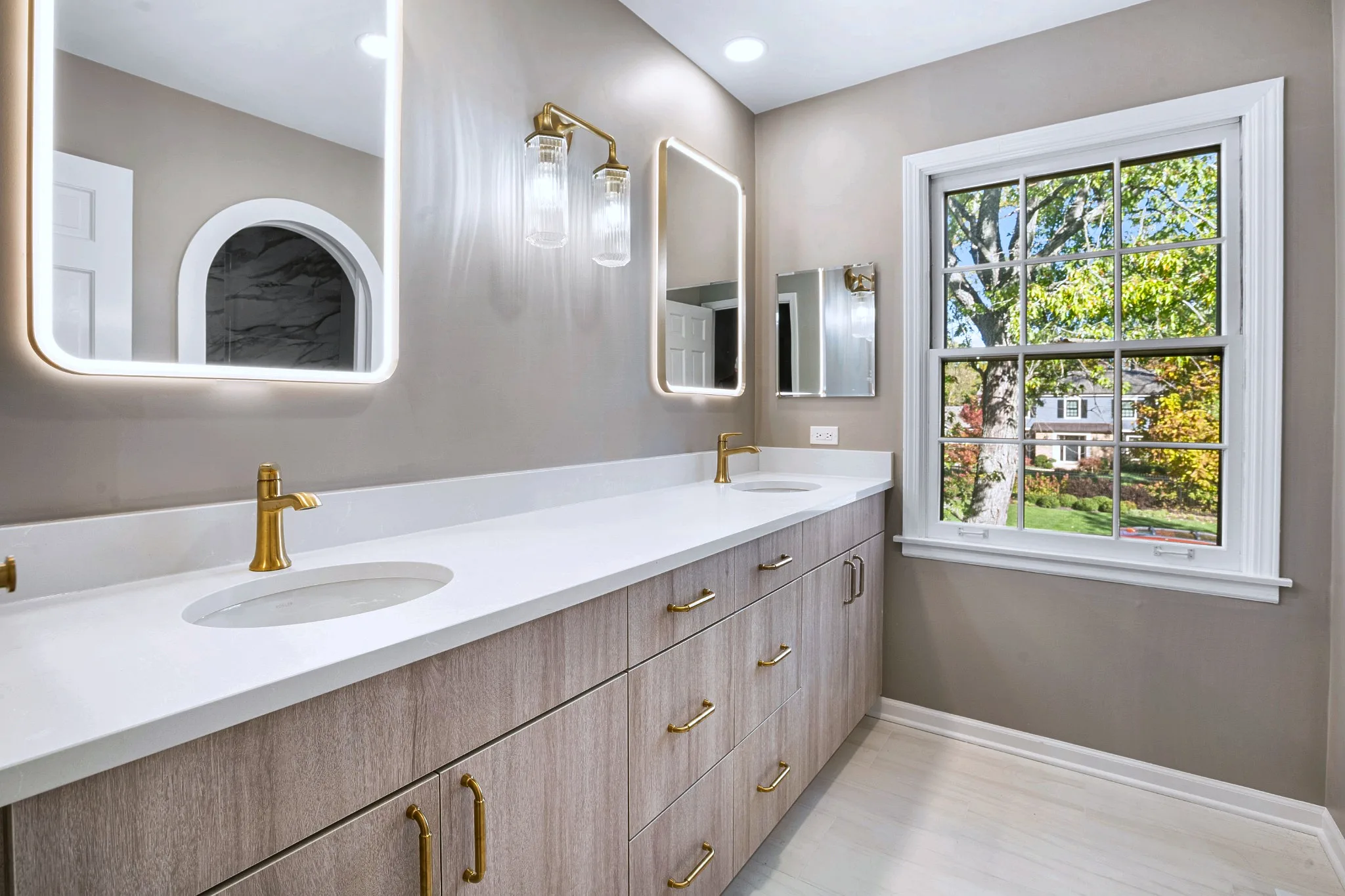 Lake Forest Bathroom Remodel in Lake Forest, Illinois, after remodeling