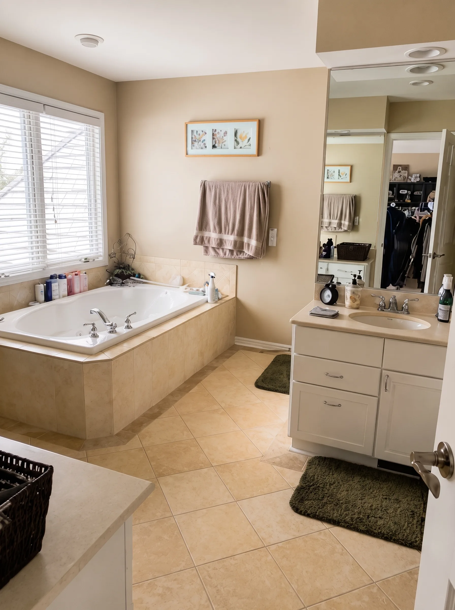 Long Grove bathroom before primary bathroom remodel